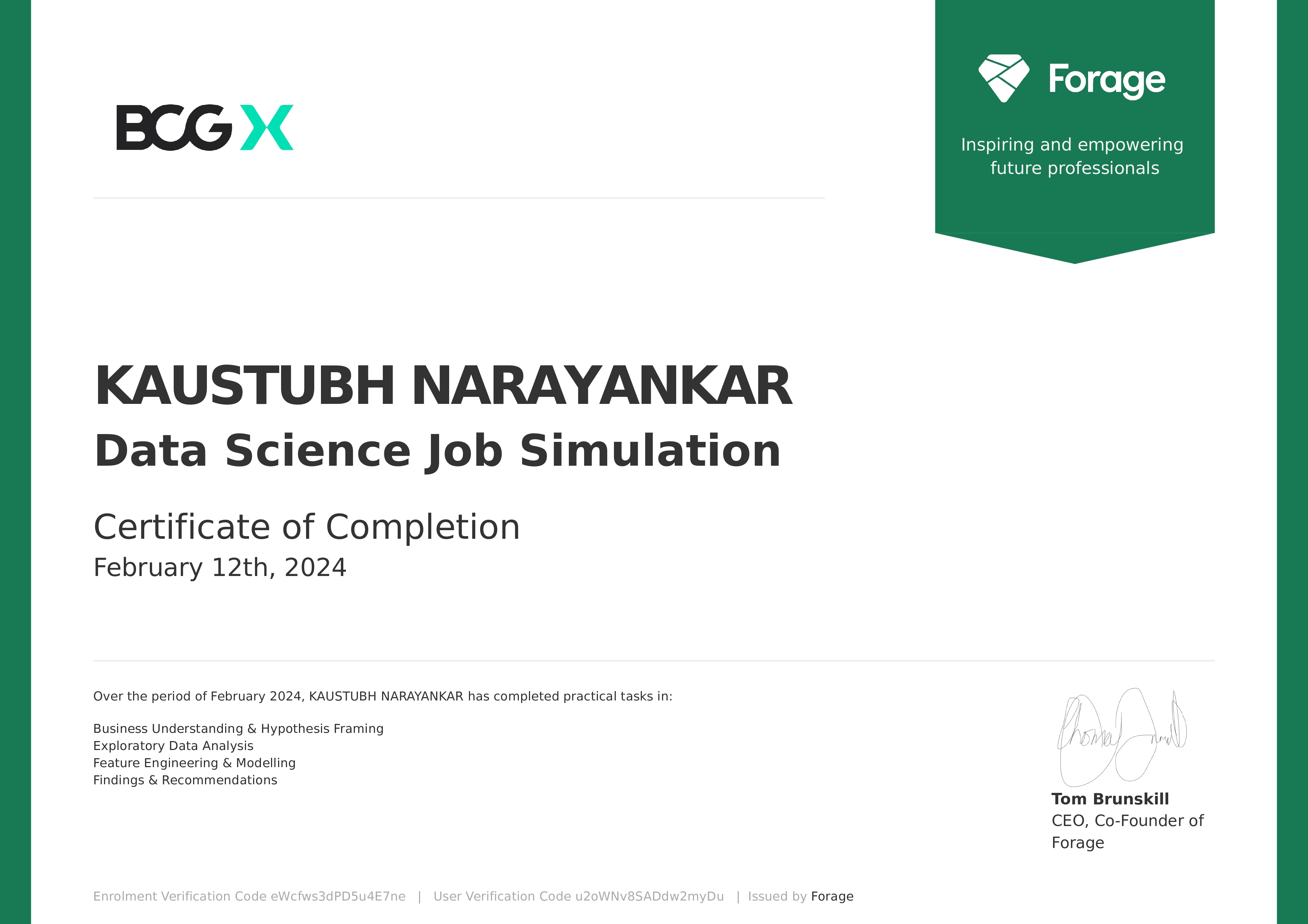 Certificate 14